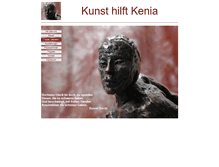 Tablet Screenshot of kunst-hilft-kenia.de